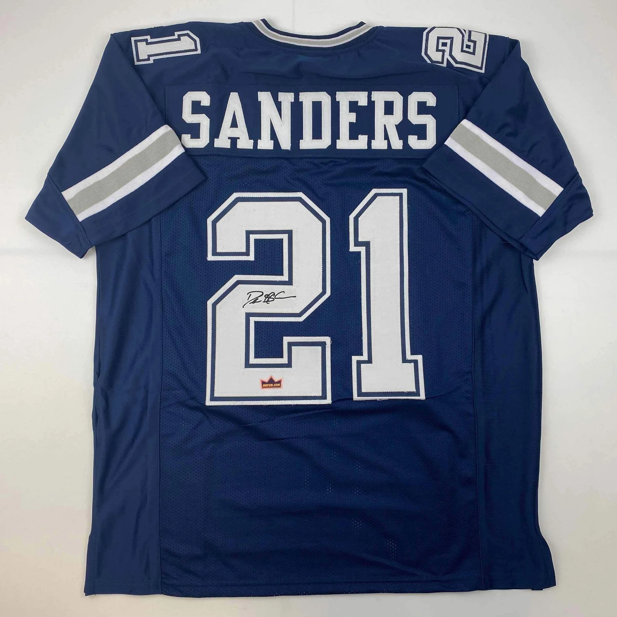 Facsimile autographed Deion Sanders Dallas jersey