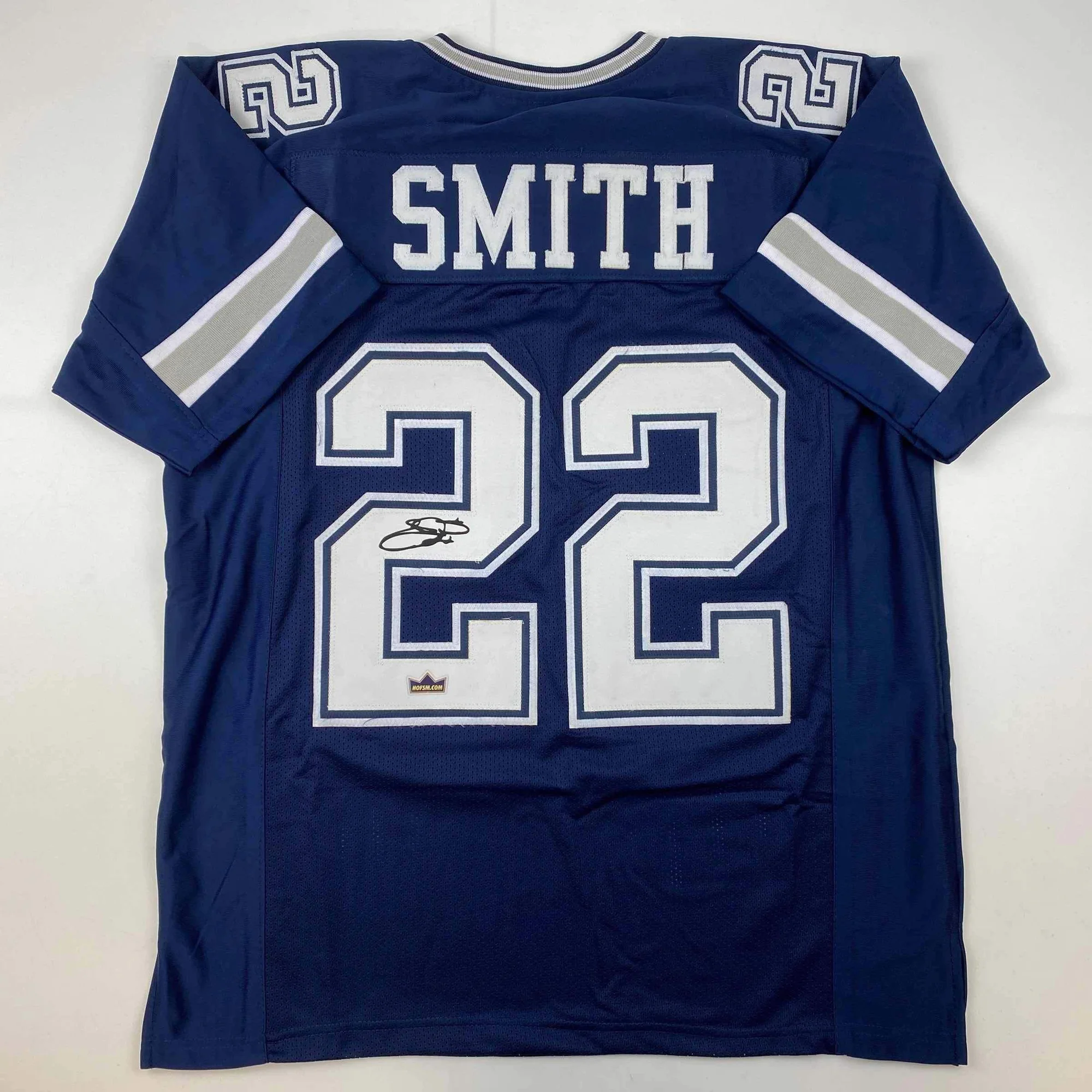 Facsimile autographed Emmitt Smith Dallas jersey